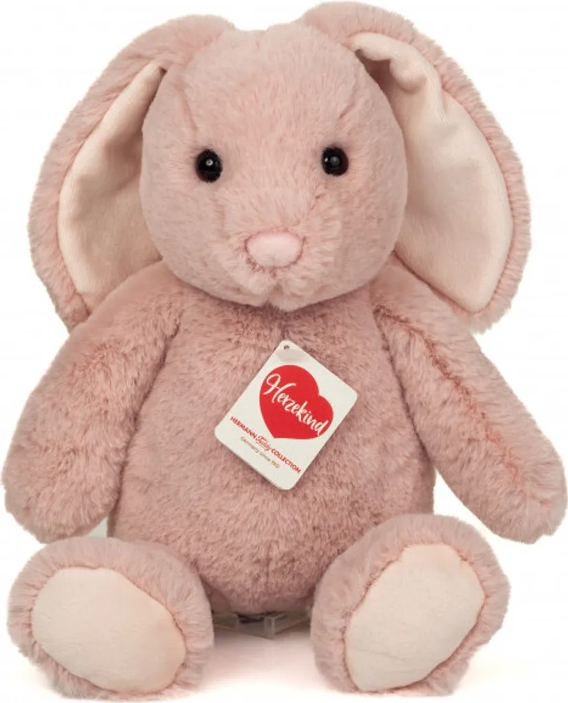 Cadeau de Naissance Peluche Lapin Rose Bunny Haley 32 cm Teddy-Hermann