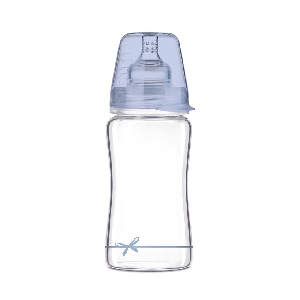 LOVI Glas-Babyflasche Diamond Glass Baby Shower Boy 250 ml Image du produit 