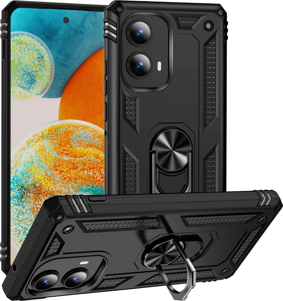 Offerta Custodia Motorola Edge 2024: Armor Case con Ring Holder