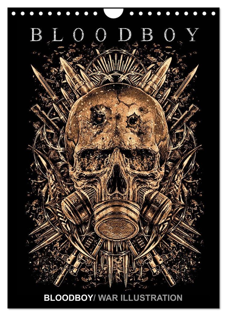 BLOODBOY/WAR ILLUSTRATION (Wandkalender 2027 DIN A4 hoch), CALVENDO Monatskalender