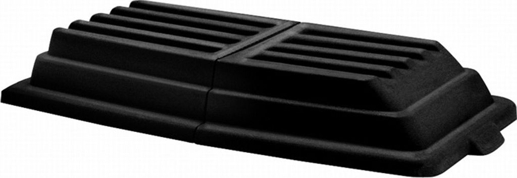 Rubbermaid Deckel aus Strukturschaum für 0,76-m³-Kippmulde, schwarz