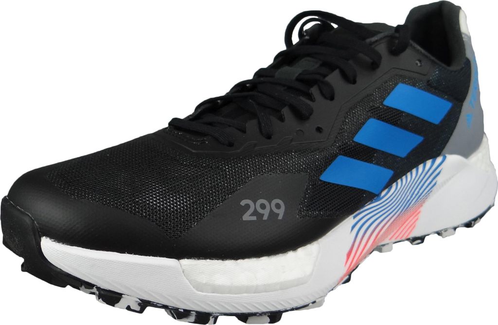 ADIDAS TERREX Agravic Ultra Trail Running Shoes Men core black/blue rush/crystal white H03179 EUR 46 2/3