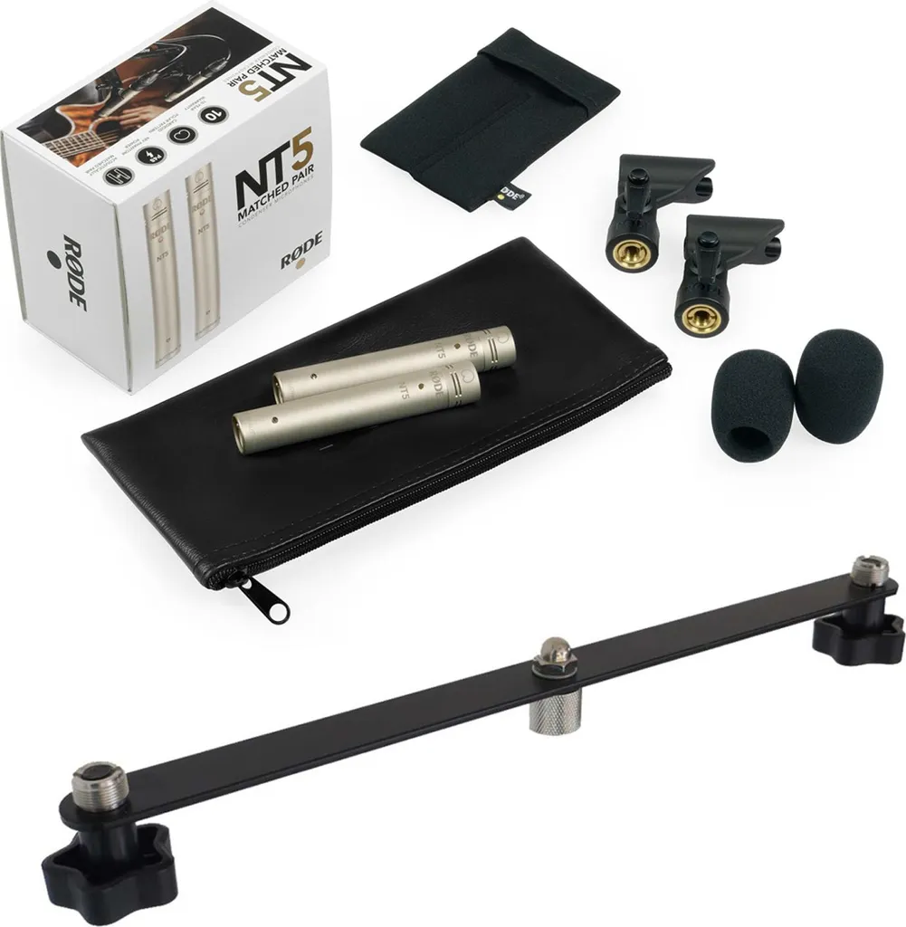 Microphone Stéréo Rode NT5 MP Set avec Barre de Couplage STB01