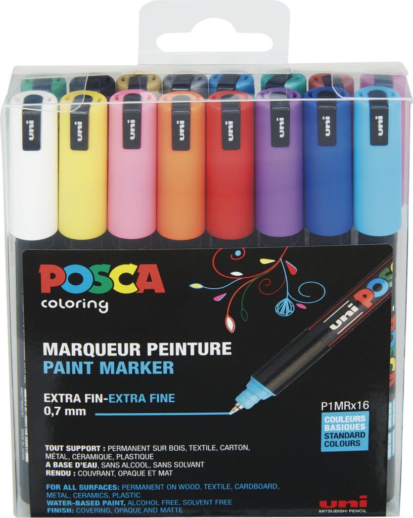 POSCA Marker UNI PC-1MR 16er Set Immagine del prodotto 