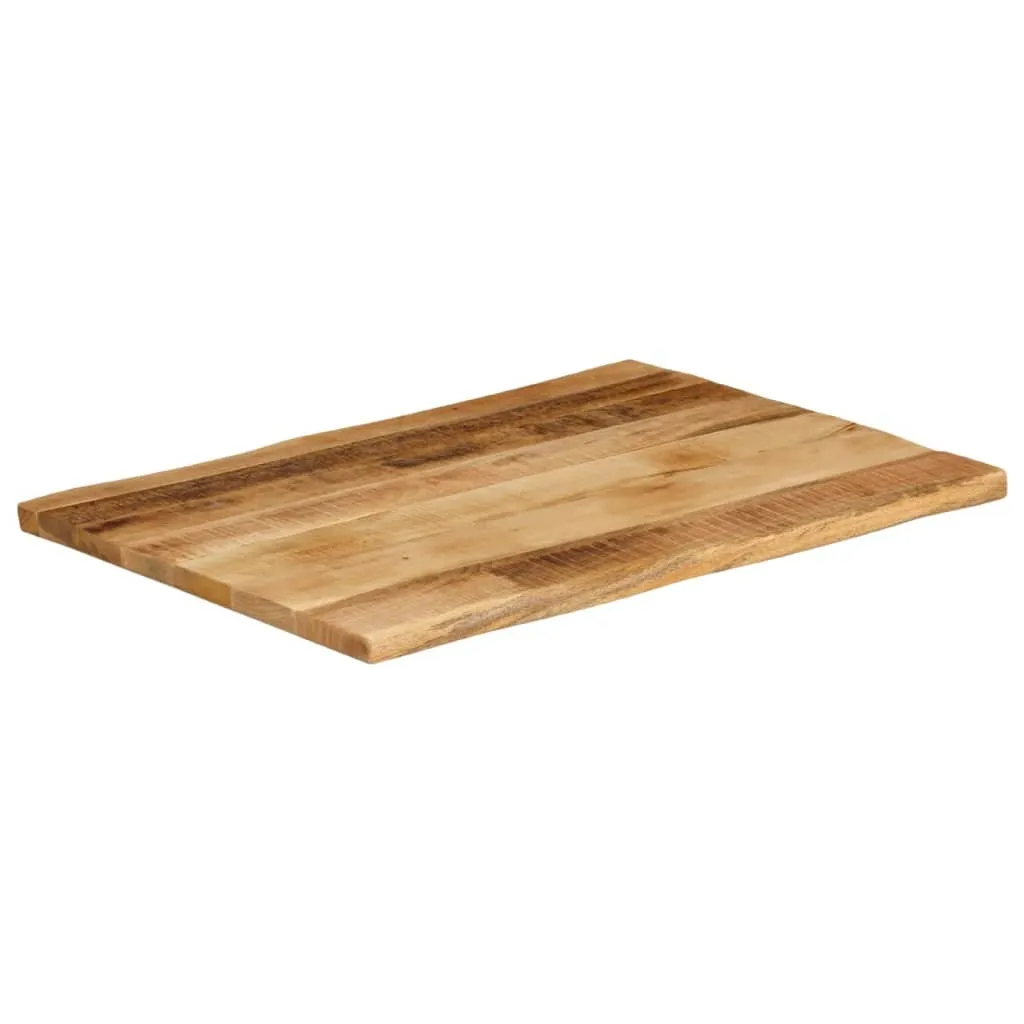 SYFAX™ Top Tavolo 90x60 cm Mango Massello Grezzo - Design Industriale