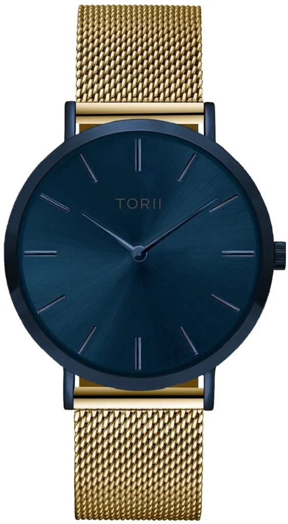 Montre analogique femme TORII N38GM.NN - Accessoire de Mode Cadran Bleu Navy