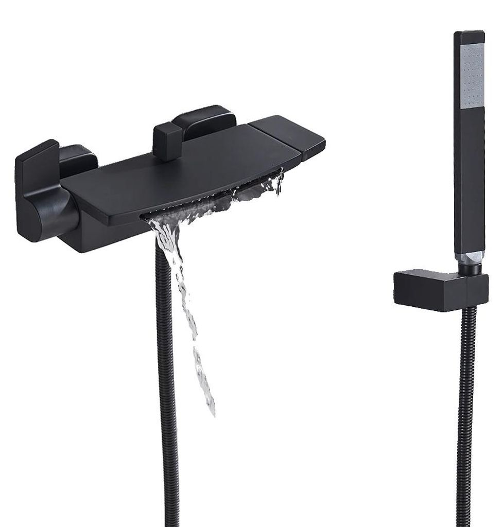 Rubinetto per doccia, bocca a cascata, design a doppia Immagine del prodotto 