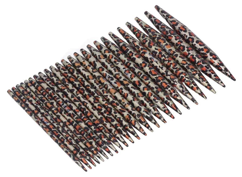 Aiguilles à Tricoter Interchangeables Léopard et Accessoires Couture