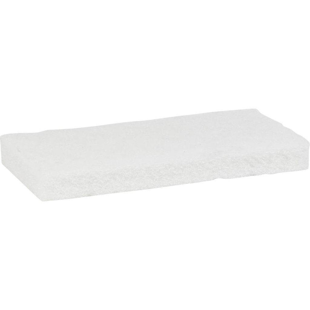 Schleifschwamm Vikan Soft 125x245x23mm weißer Nylon | 10 Stück