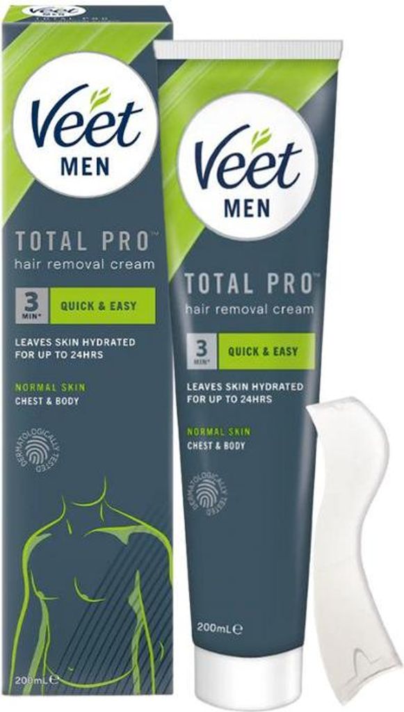 Veet for Men crème gel avec spatule 200ml Image du produit 