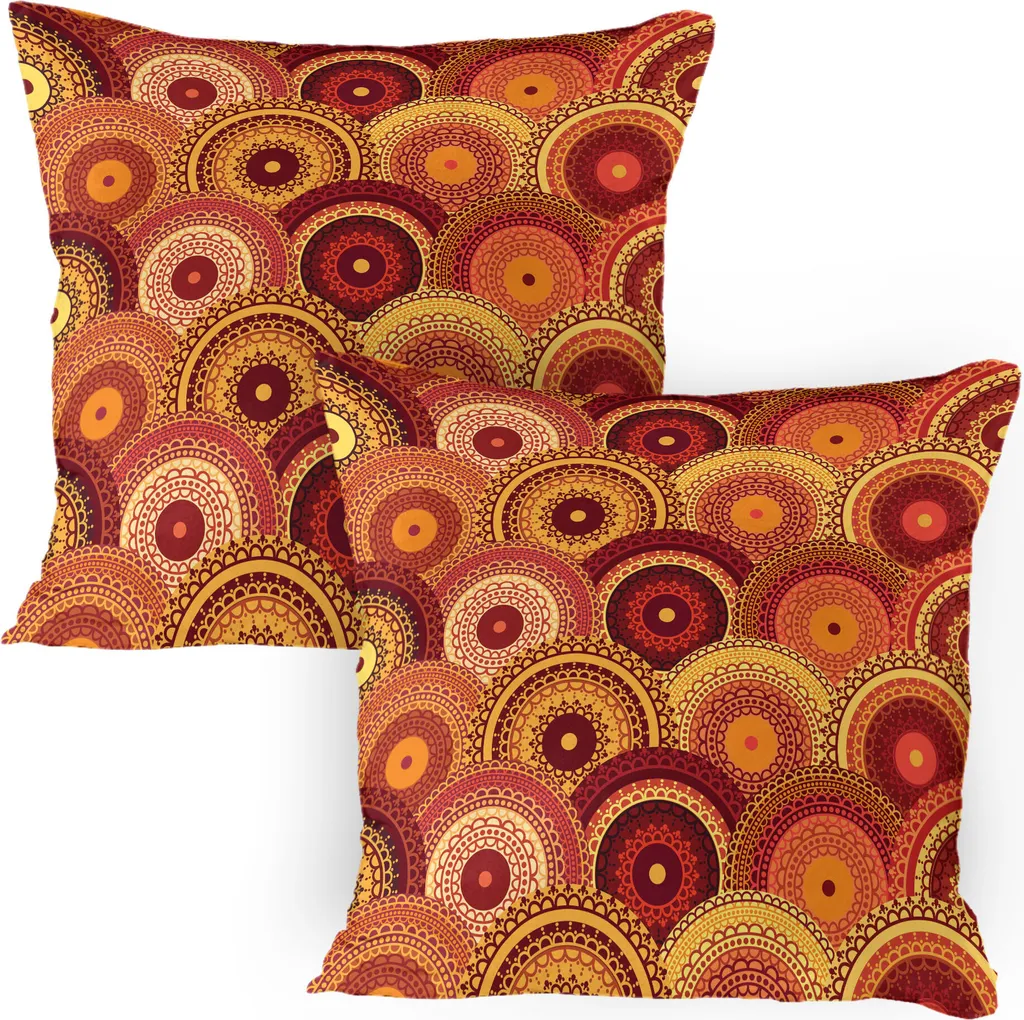 ABAKUHAUS Federe Mandala 80x80 - Tradizione e Cultura Etnica