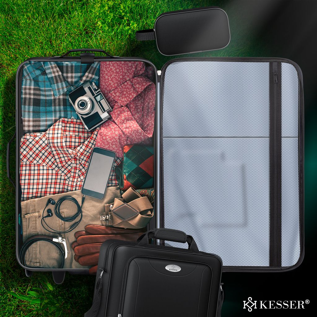 KESSER® 4tlg Trolley Kofferset | Reisekoffer Set  mit Produktbild 5