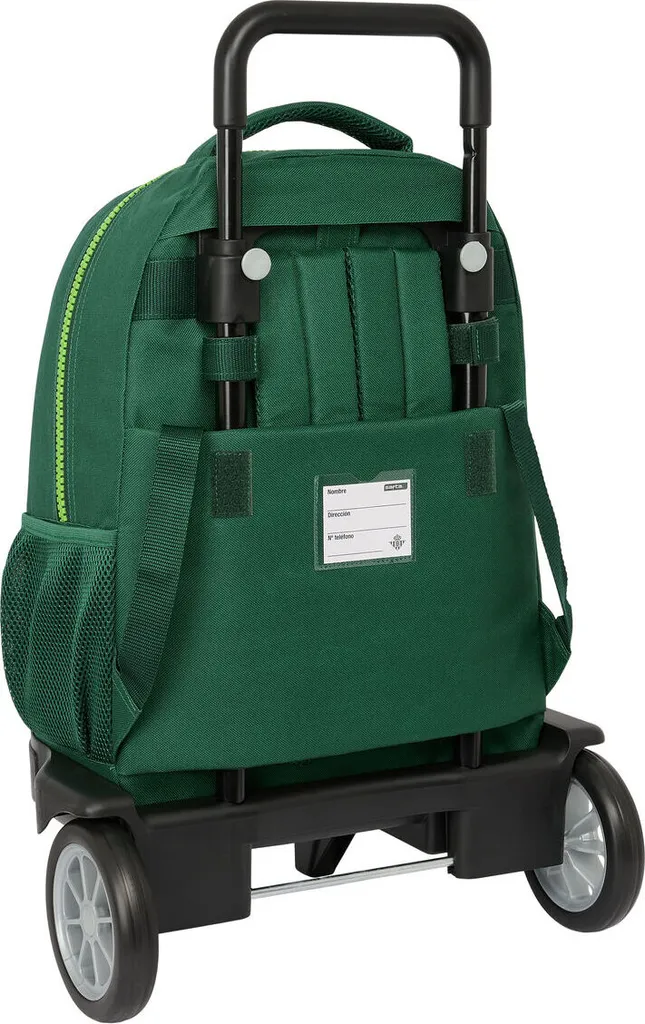 Zaino scuola con ruote Real Betis Balompié verde 33 x 45 x 22 cm - 2