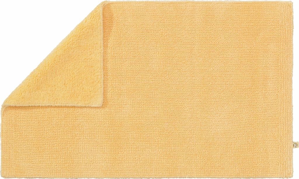 Rhomtuft Badteppich Pur eckig 70 x 130 cm Farbe mais