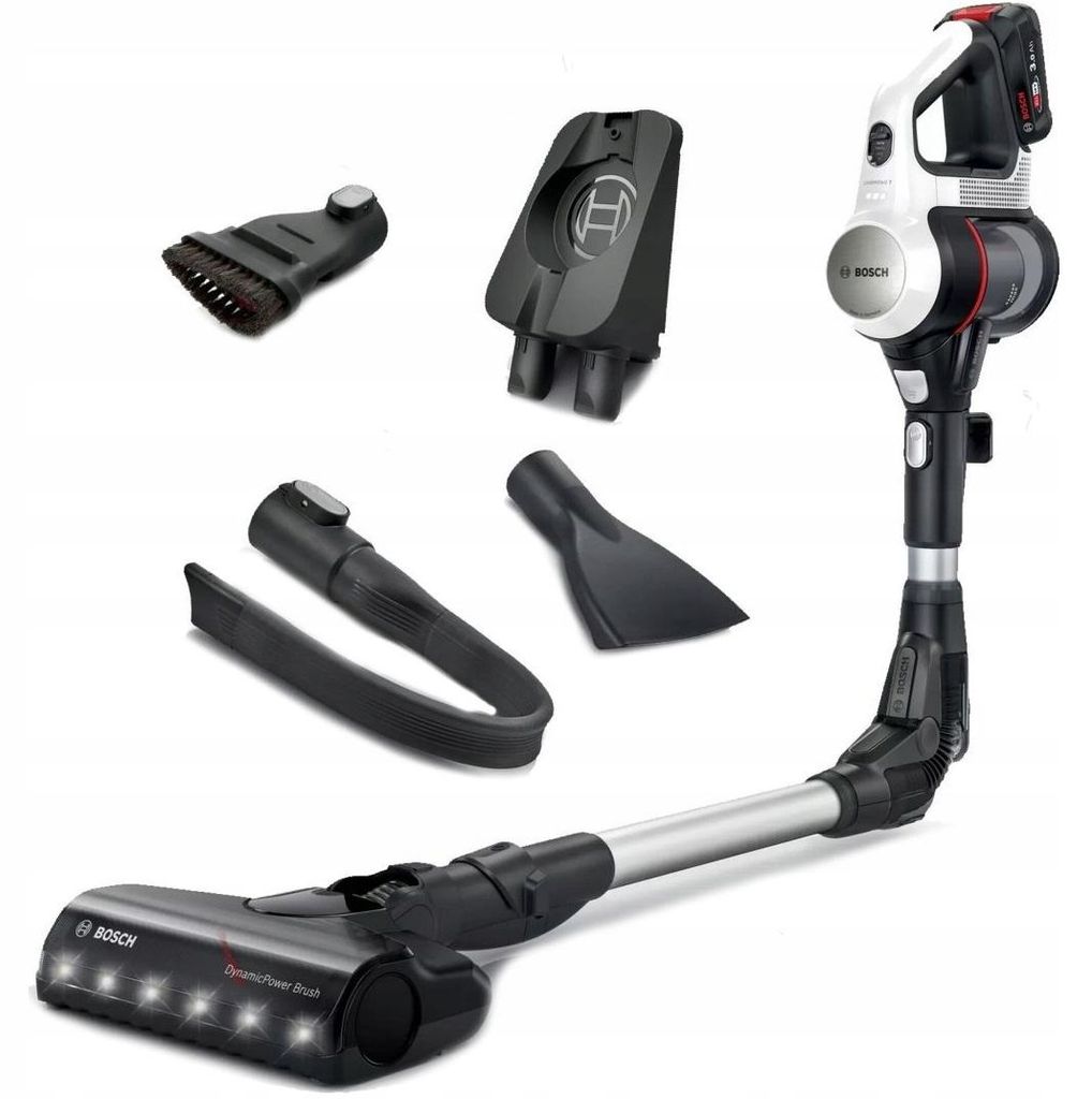 BOSCH UNLIMITED 7 18V LED 360°-Staubsauger mit leistungsstarker Elektrobürste