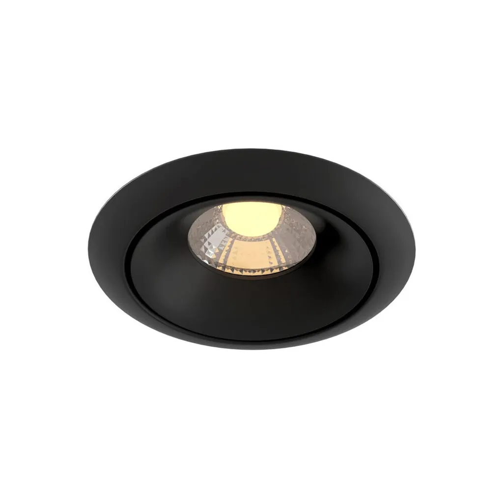 Maytoni Yin Luce da incasso LED, colore:nero, potenza:12 watt