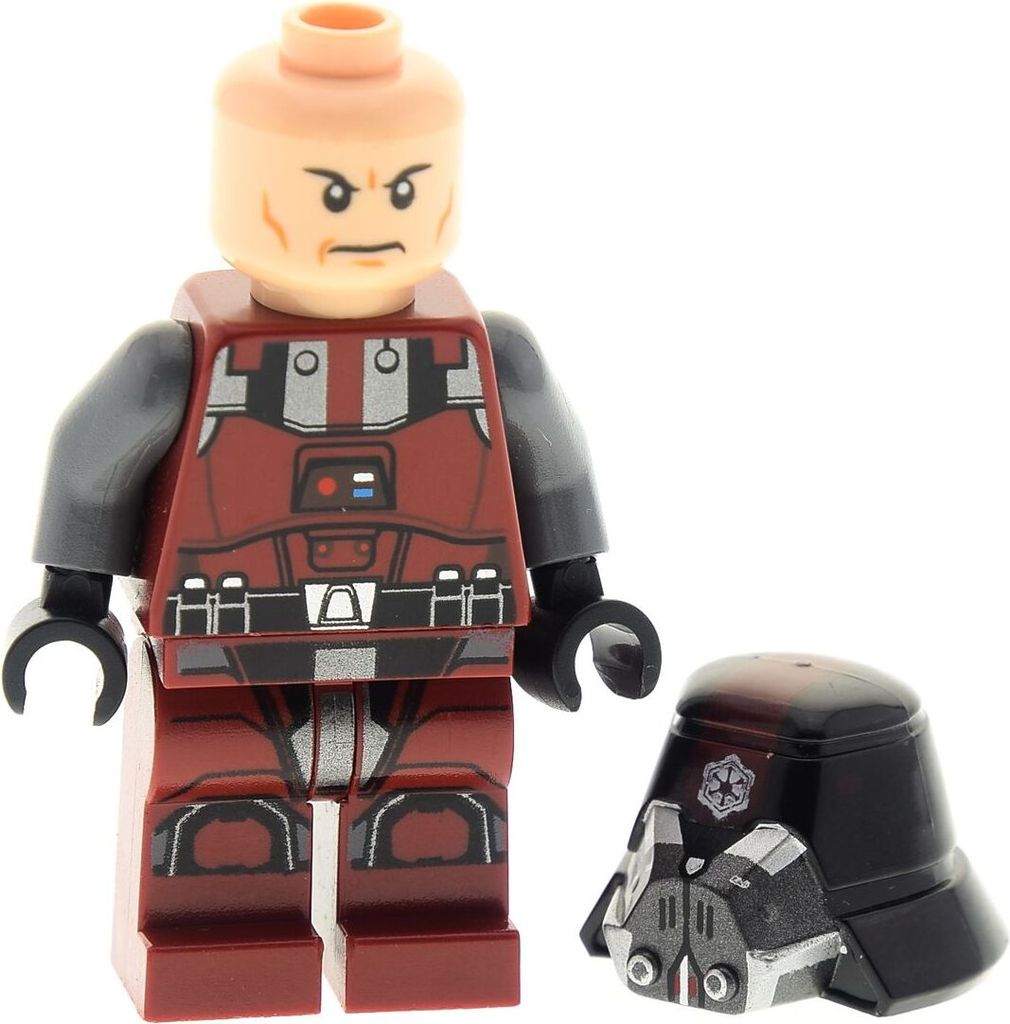 1x Lego Minifigur Star Wars Old Republic Sith Trooper rot Produktbild 