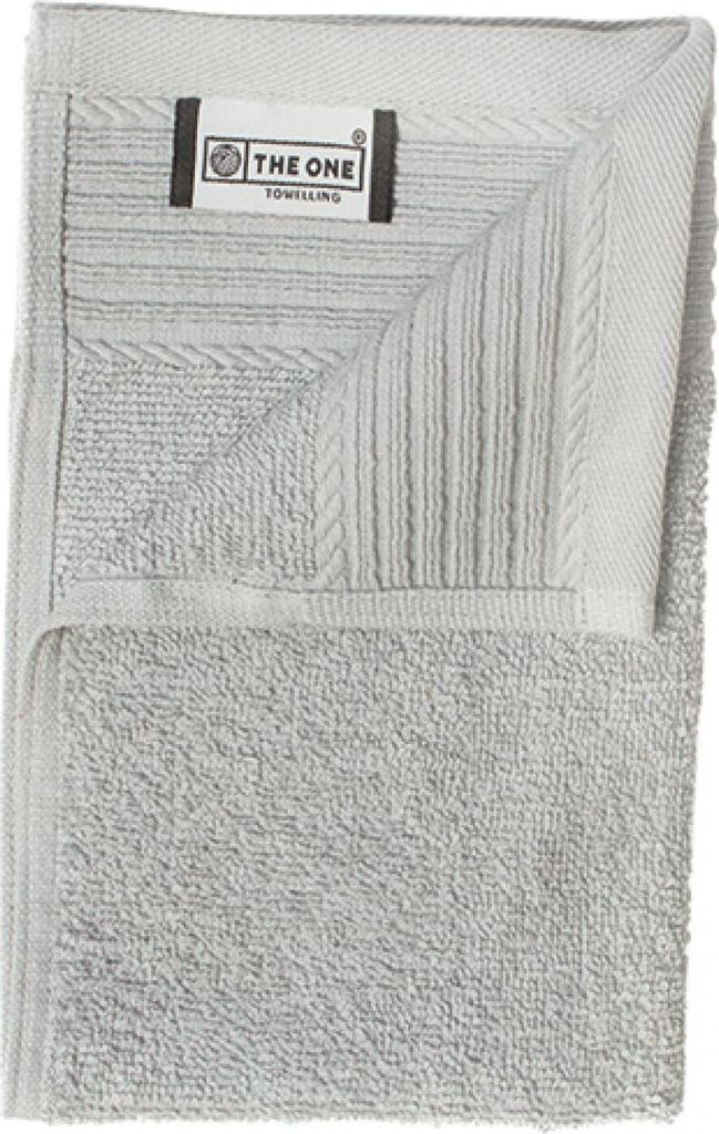 The One Towelling T1-30 | Classic Guest Towel - Gästehandtuch - 30 x 50 cm - Farbe: Light Grey - Größe: 30 x 50 cm