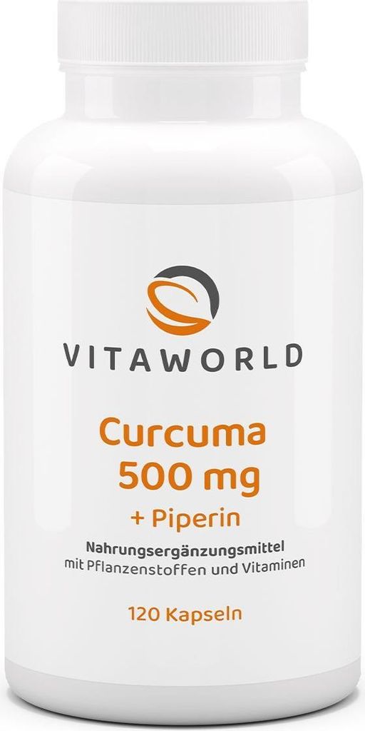 vitaworld Curcuma 500 mg Kapseln, 120 St. Kapseln