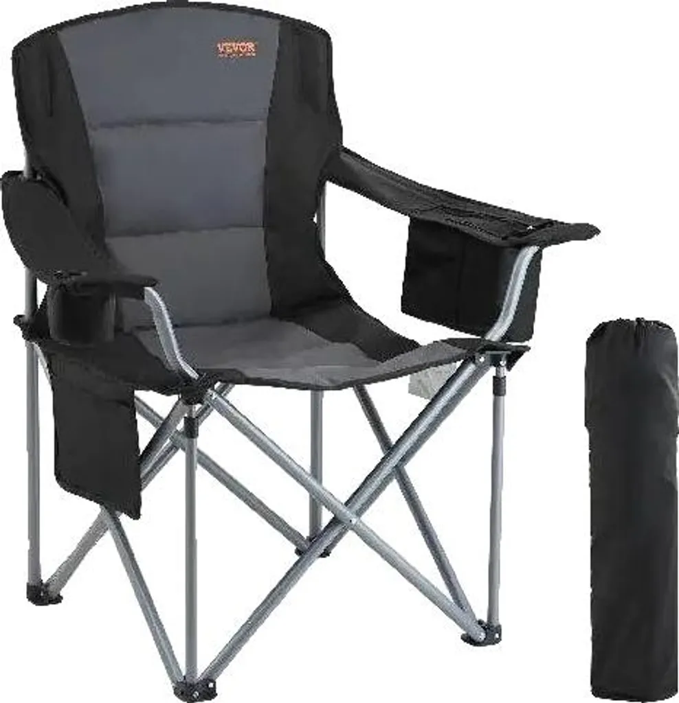 Fauteuil de jardin et camping portable idéal pour pêche et sorties