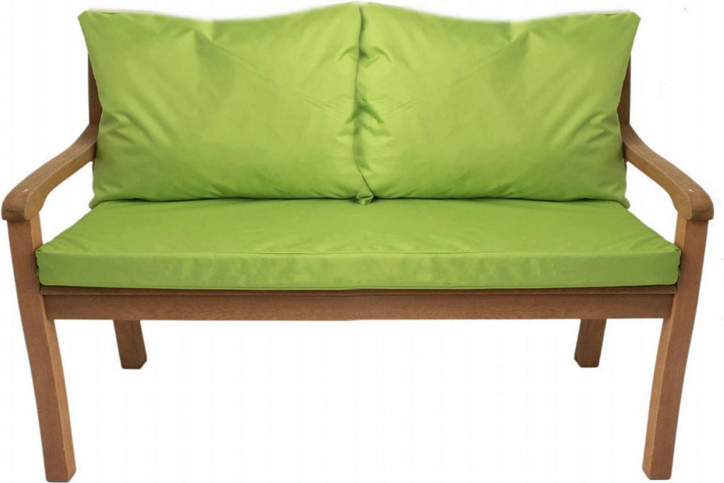 Gartenkissen Set lindgrün – 110x60 + 2x50x56 cm – Für Produktbild 