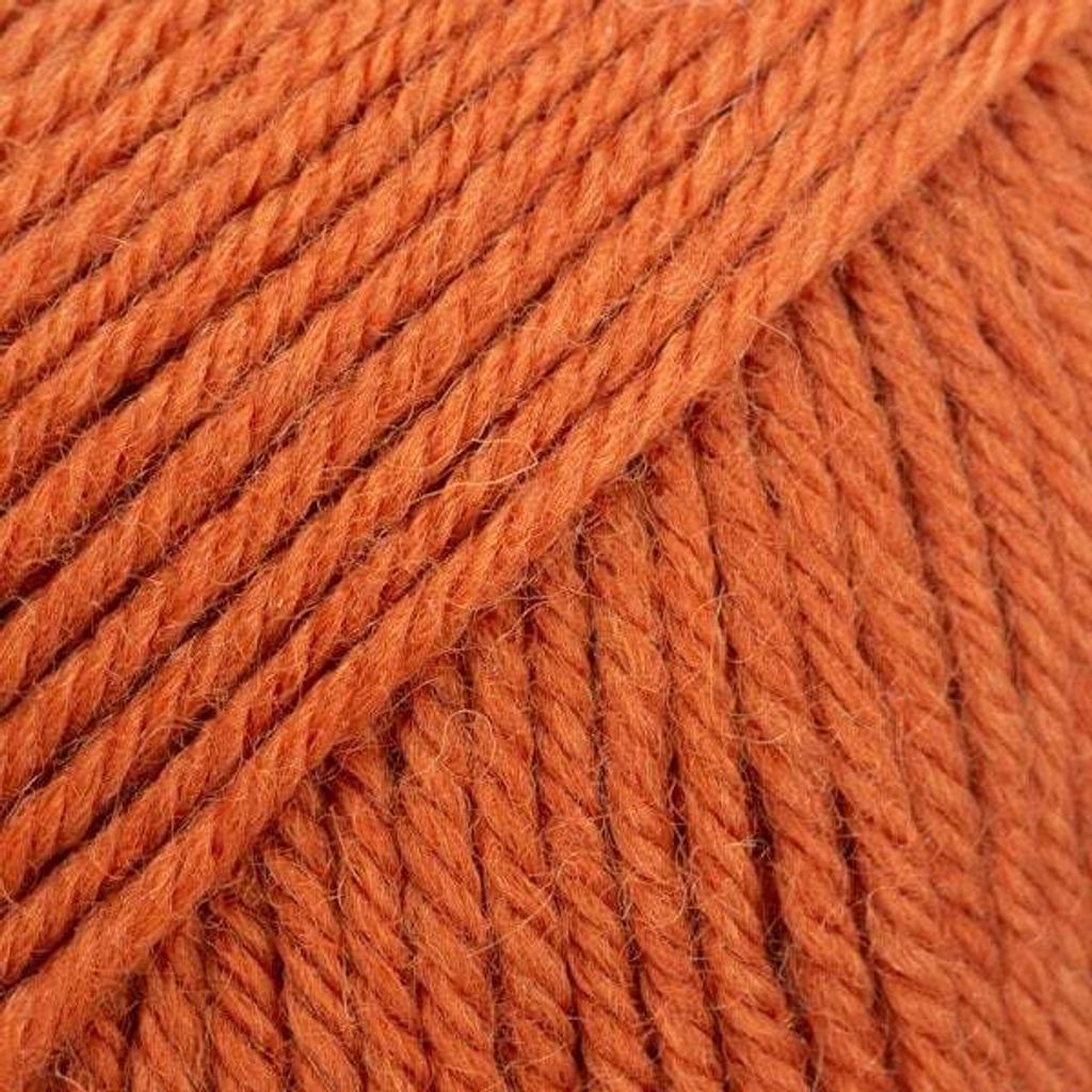 Drops Karisma Uni Colour 11 Orange Strickgarn Produktbild 