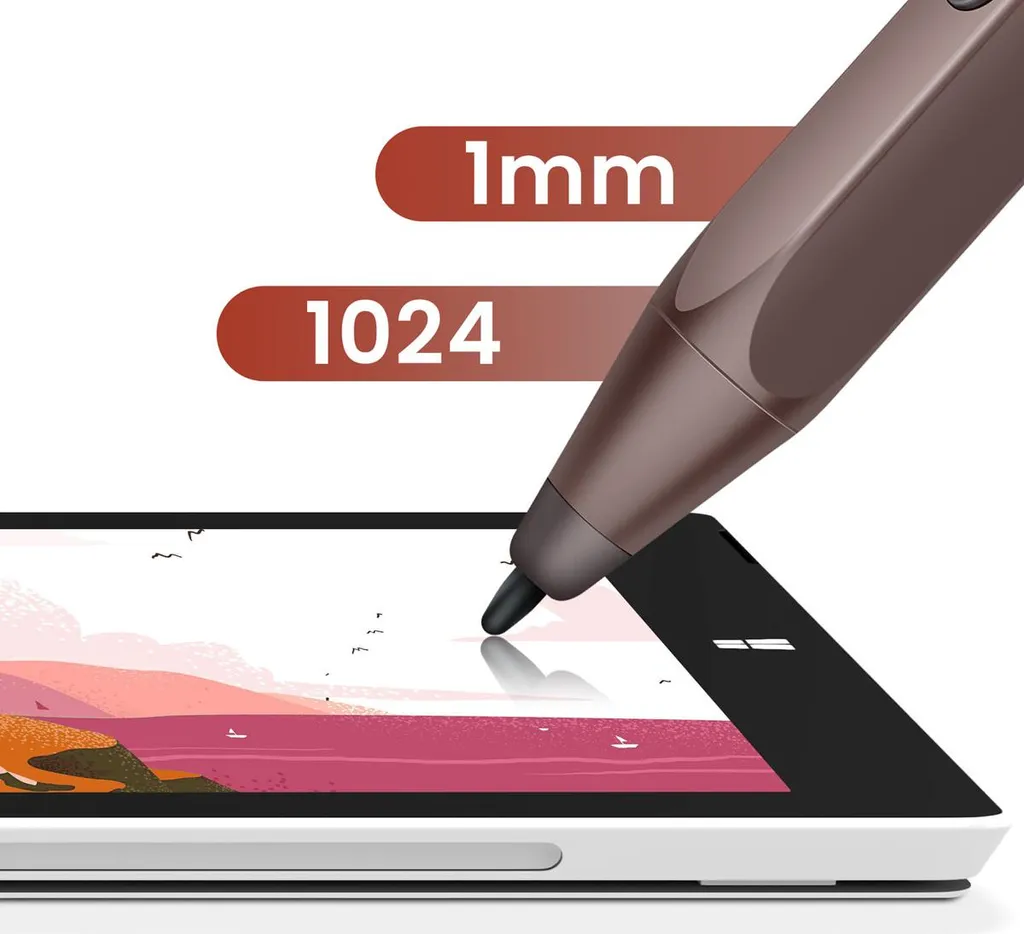 Stylet Surface Anti-Perte Magnétique 1024 Niveaux de Pression Marron - 3
