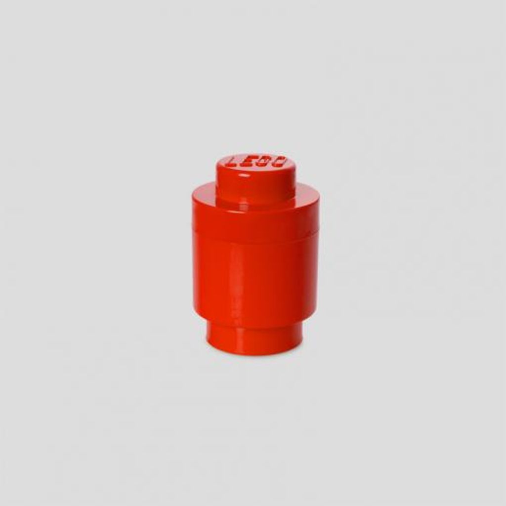 LEGO Storage Brick 1 rund rot (rot)