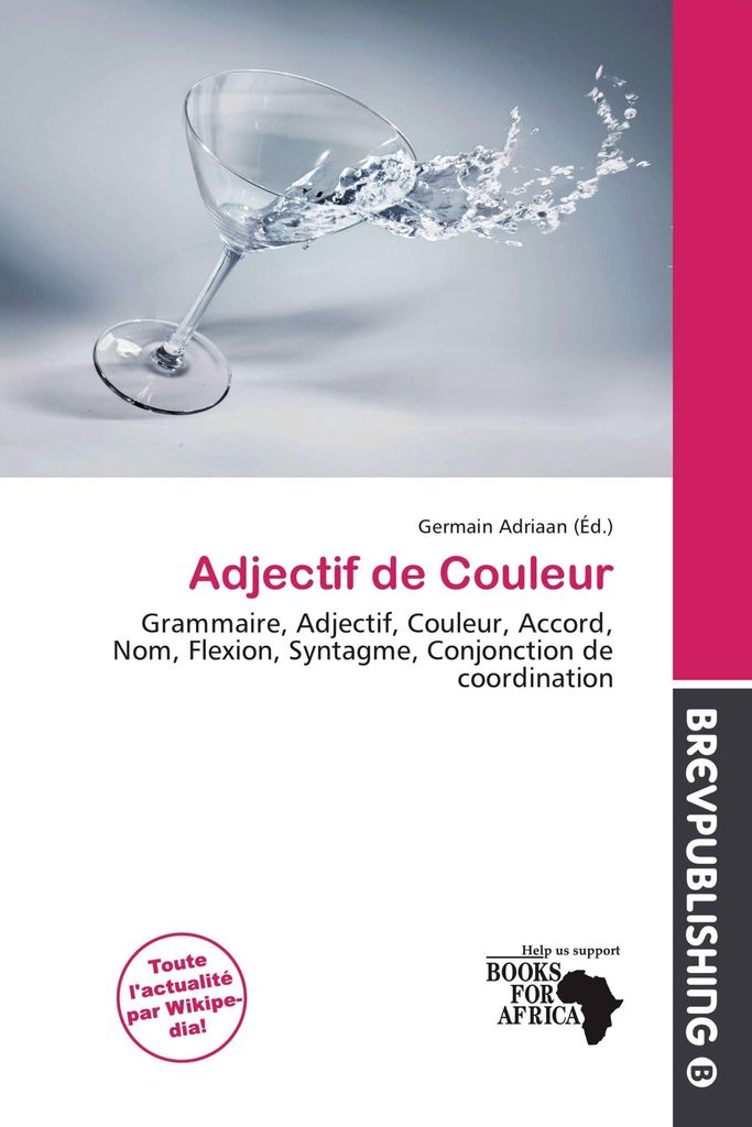 Adjectif de Couleur