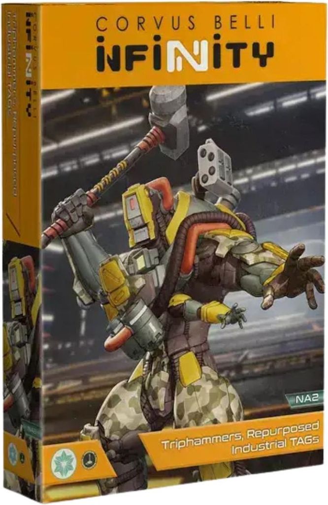 Corvus Belli Infinity Triphammers, Repurposed Industrial TAGs
