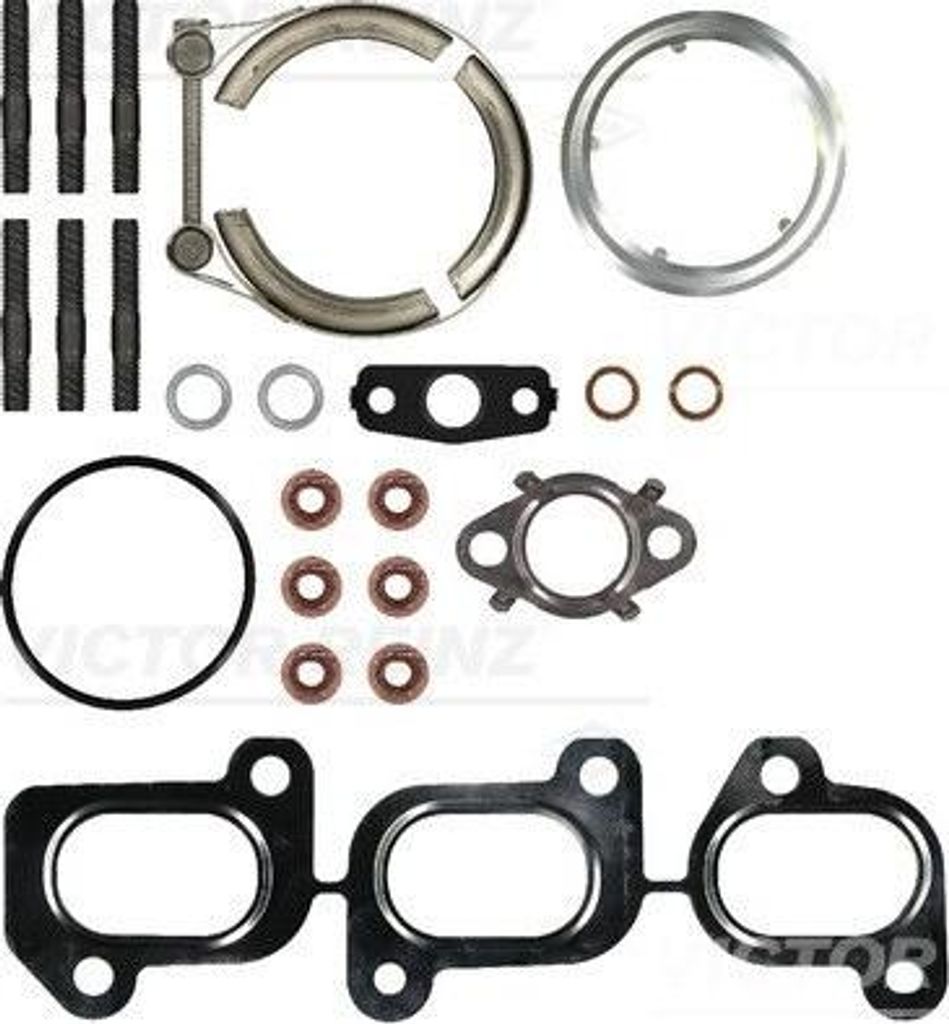 REINZ 04-10352-01 Montagesatz Turbolader für VW Polo Schrägheck (6R1, 6C1) für AUDI A1 Sportback (8XA, 8XF) A1 Schrägheck (8X1, 8XK) für SKODA...