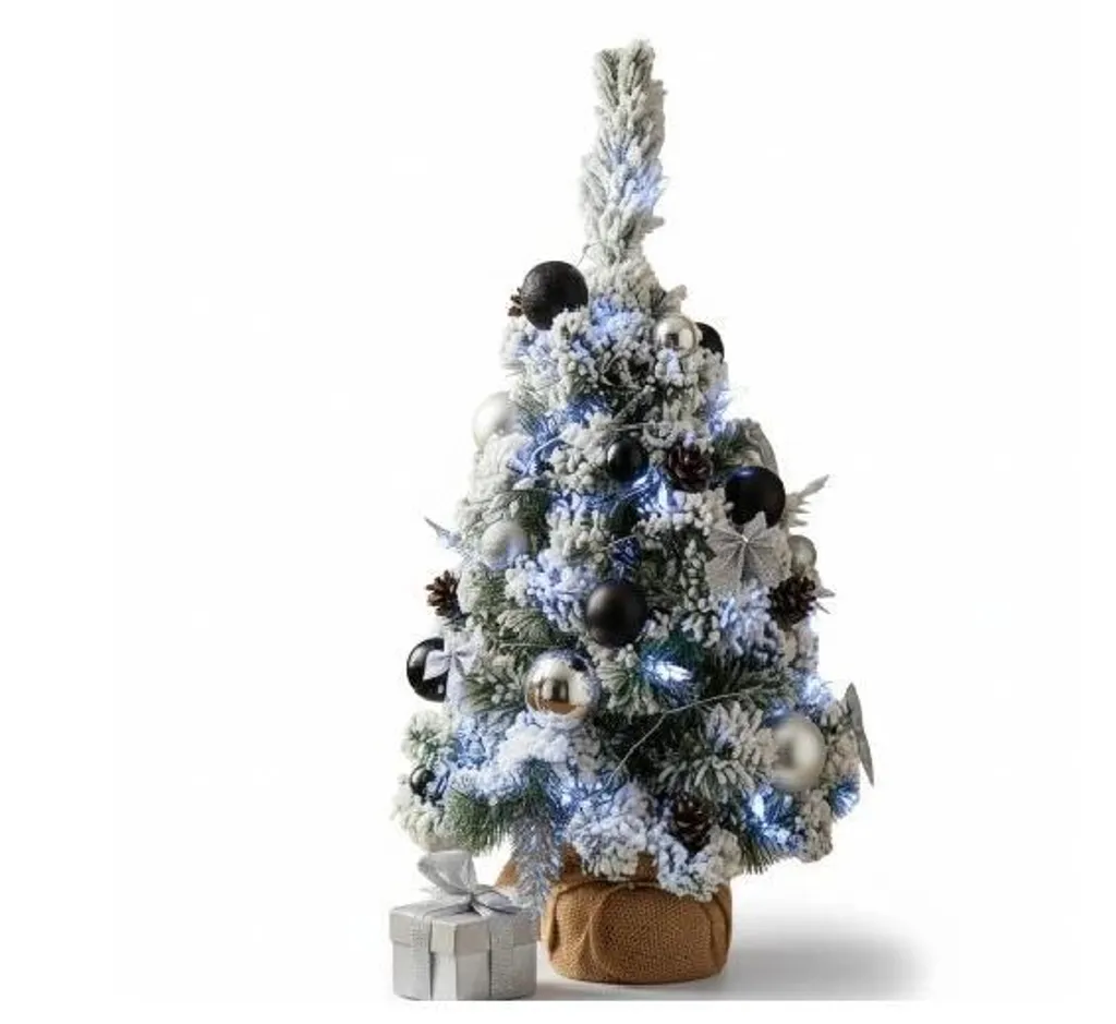 Sapin de Noël de Table 40 cm pour Décoration de Bureau ou Petit Appartement