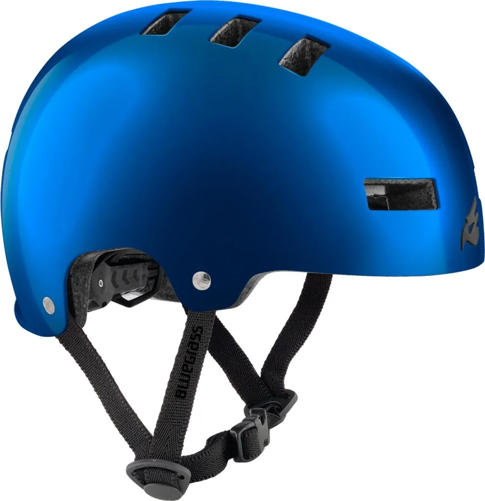 Casque de Vélo Bluegrass Superbold Bleu Taille L - Confort et Coque ABS