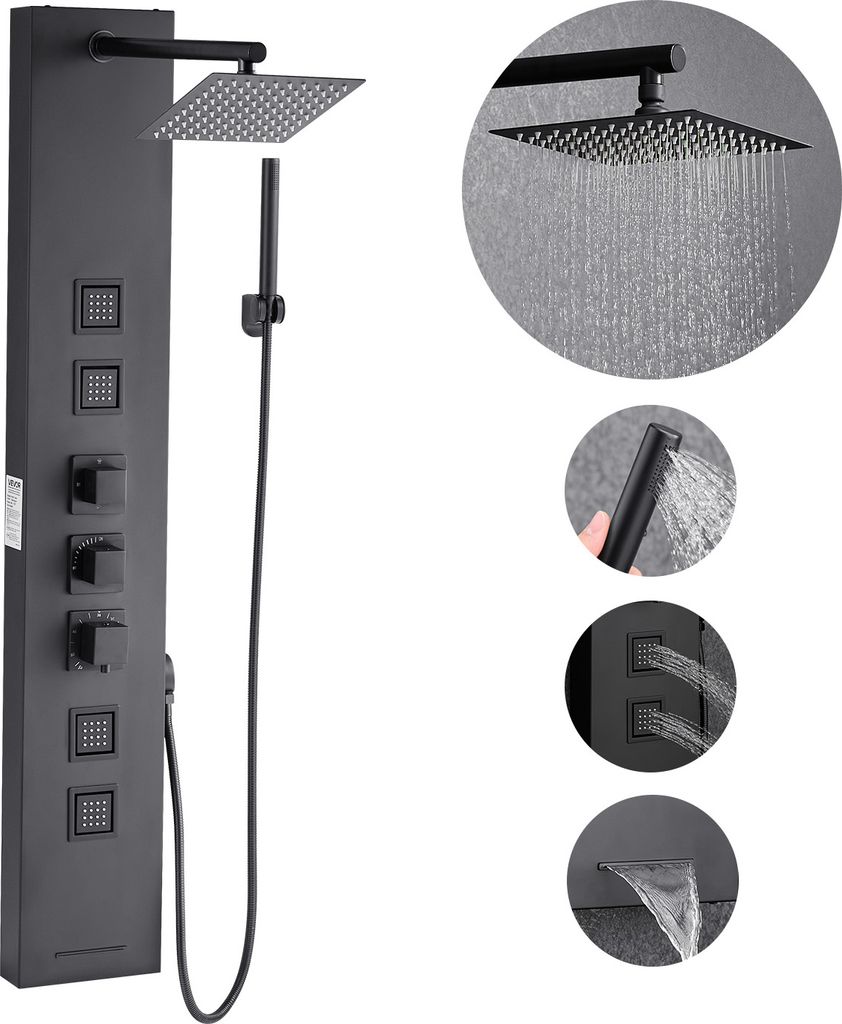 Sistema a torre per pannelli doccia VEVOR (4 in 1) con Immagine del prodotto 