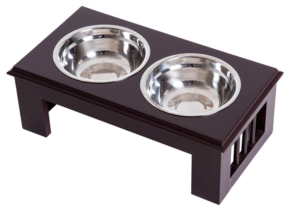 PawHut miska pro psy, miska na krmení, zvýšená miska, 2 Obrázek produktu 