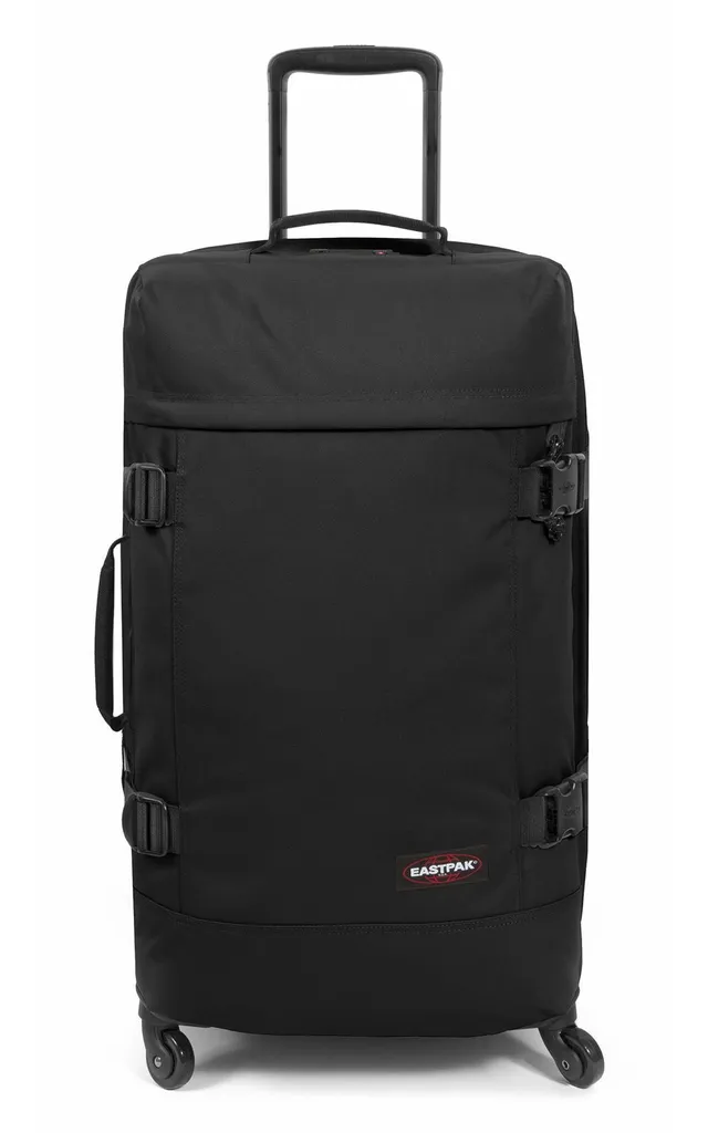 Valise Eastpak Trans4 60cm Noir - Mobilité fluide et rangement organisé