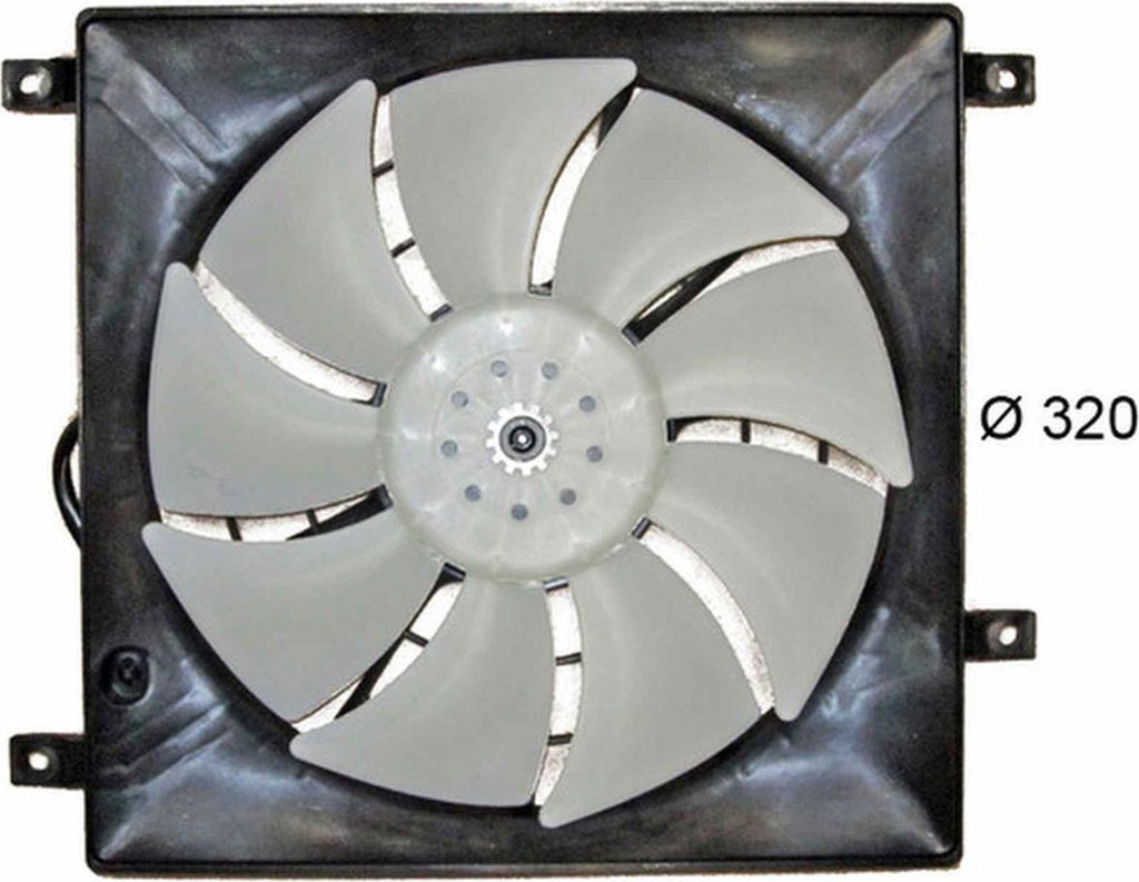 Lüfter Motorkühlung 12 V 140 W Ø 320 mm elektrisch MAHLE für u.a. SUZUKI SX4
