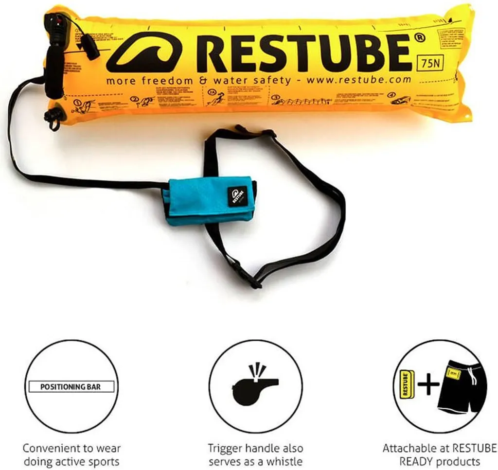 Bouée de flottaison gonflable RESTUBE ACTIVE pour natation et triathlon - 24