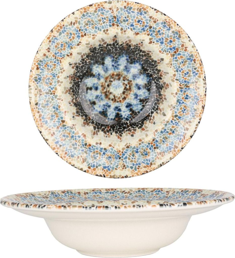 Talerz do makaronu By Bone – Armonia – porcelana – 25 cm Zdjęcie produktu 