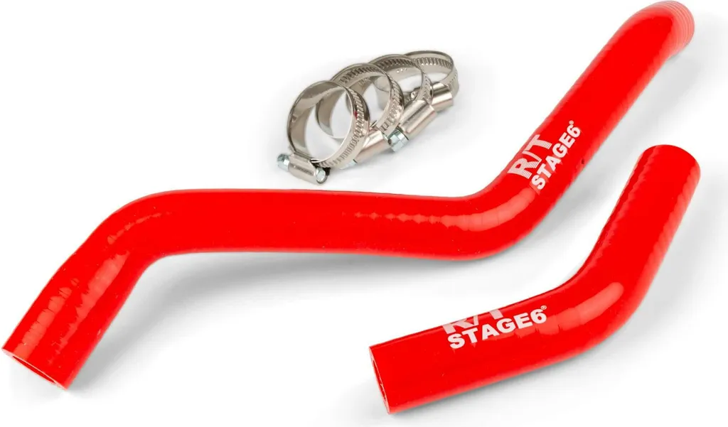 Évitez la surchauffe Derbi Euro 3/4 avec durites Stage6 R/T rouges