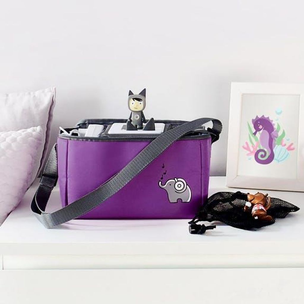 Fantifant Musikbox-Tasche für Tigerbox oder Toniebox lila