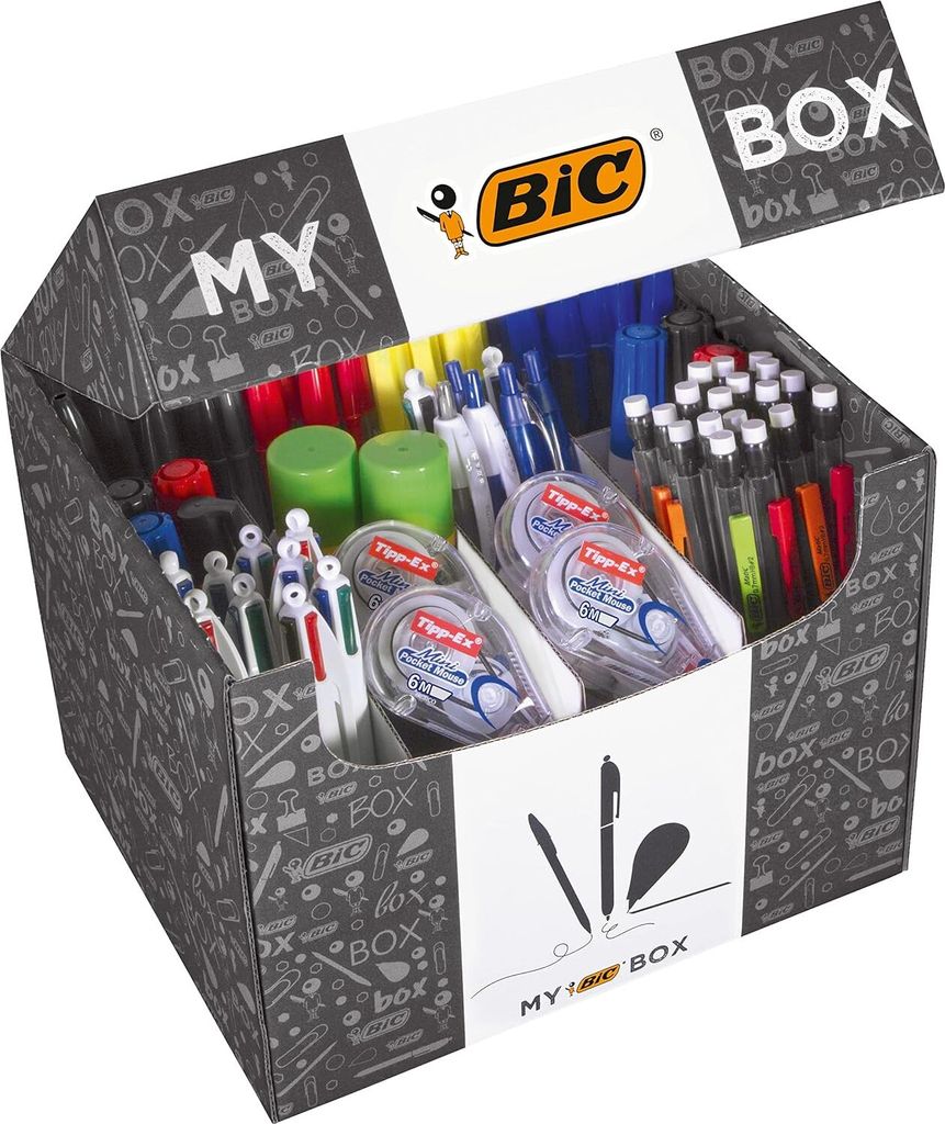 BIC set d'écriture MY BIC BOX 124 pièces Image du produit 