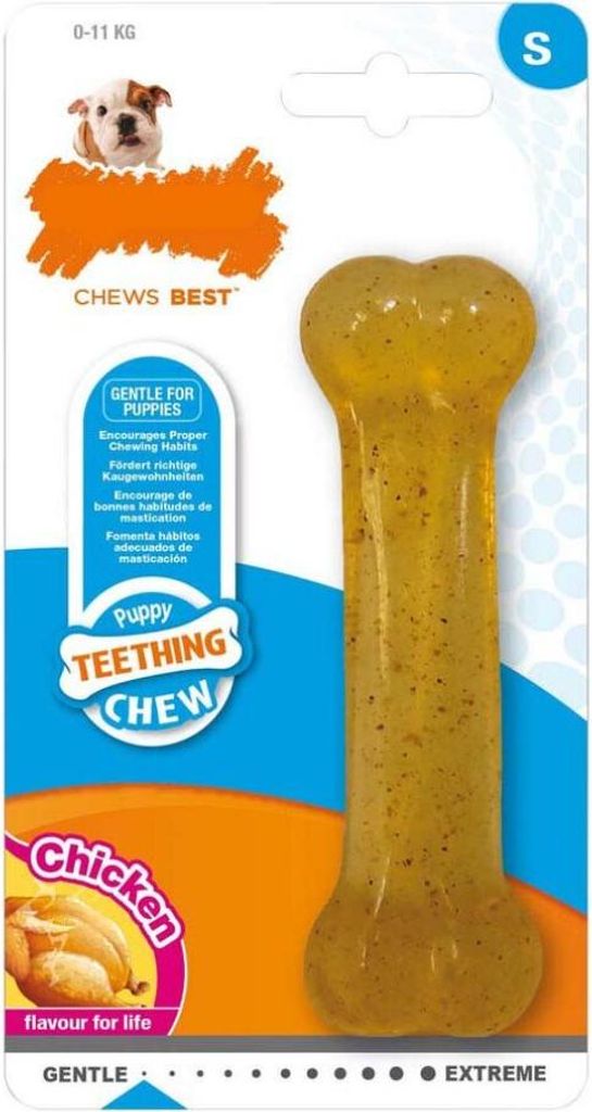 Nylabone Puppy Bone Flexibilná žuvacia kosť Obrázok produktu 