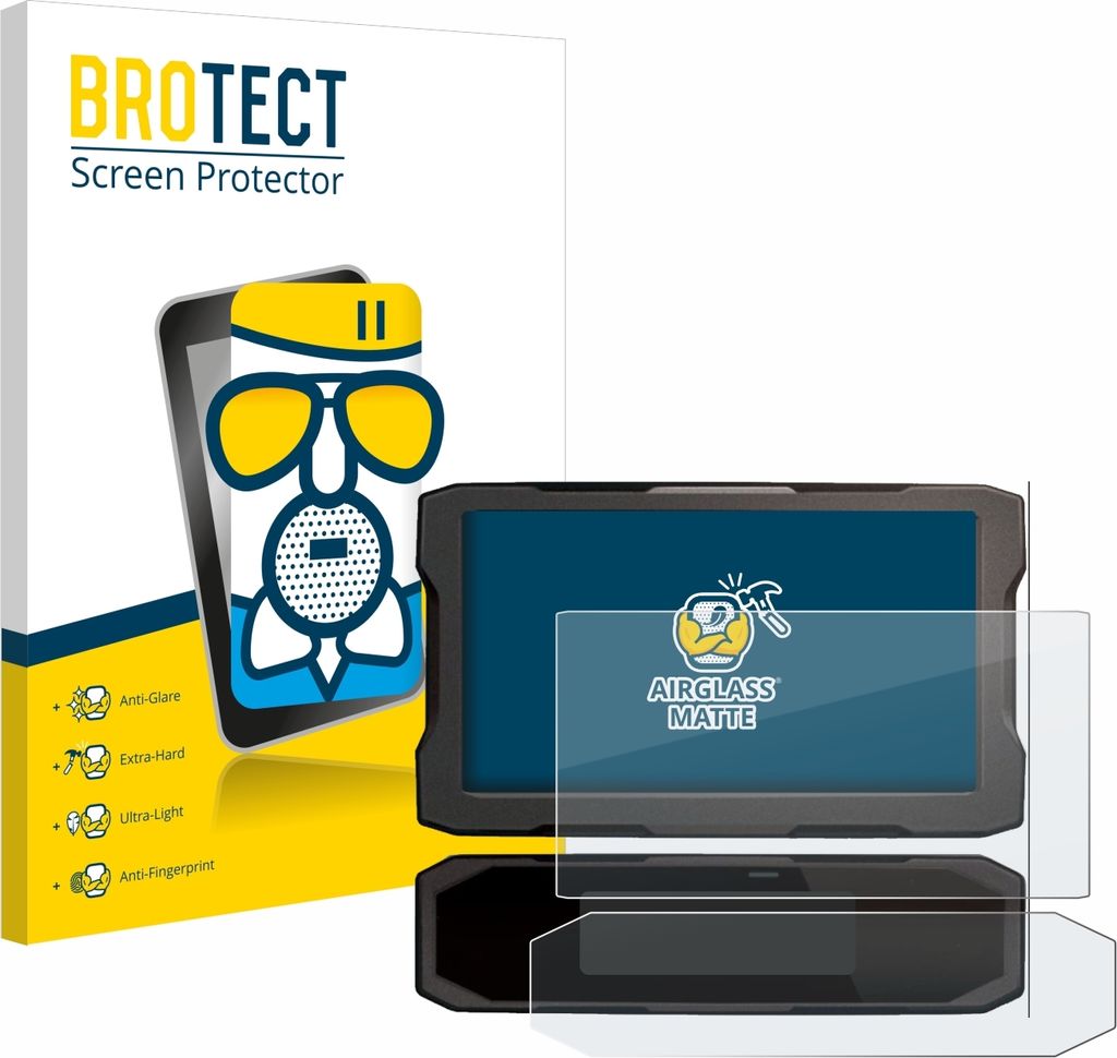 BROTECT Entspiegelungs Schutzglas für Honda CRF1100L 2024 Tachoanzeige Schutzfolie Panzer Folie Glas Display Schutz matt