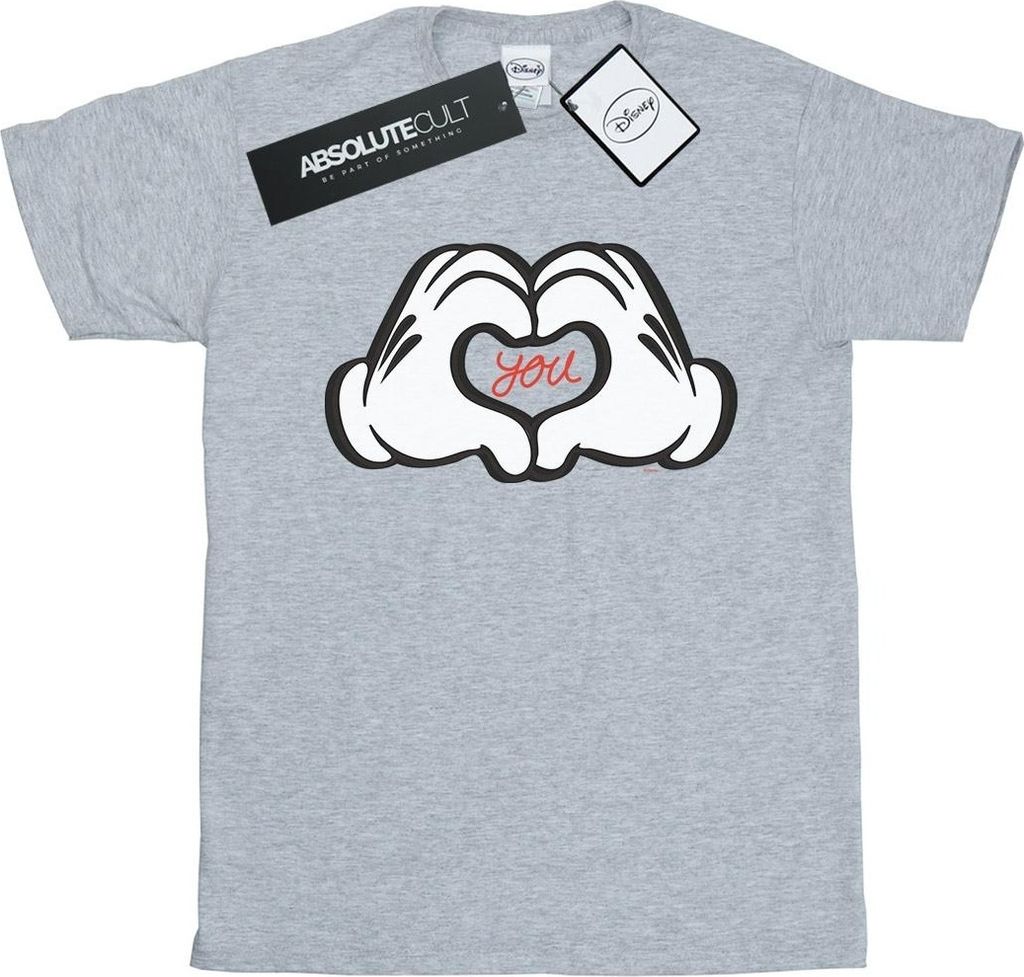 Disney - "Loves You" T-Shirt für Damen BI36846 (L) (Grau)