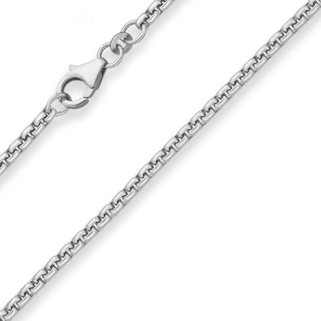 2,7mm Armband Veneziakette rund Silberarmband Armschmuck aus 925 Silber 19cm