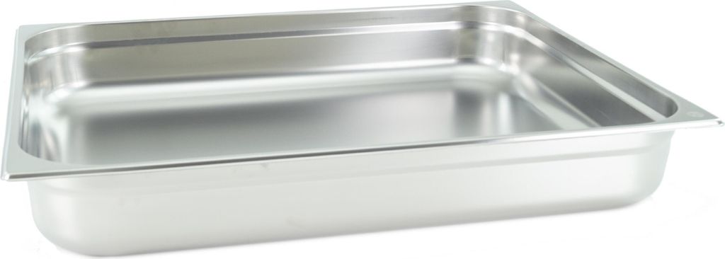 GN Behälter Gastronorm 2/1 100 mm aus Edelstahl GVK ECO