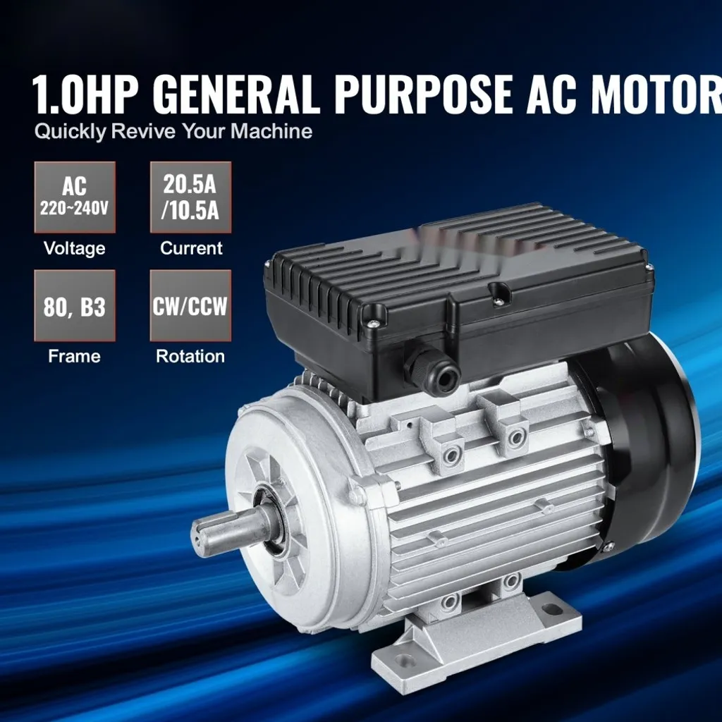 Moteur électrique robuste 0,75 kW 1400 tr/min pour usage industriel - 2