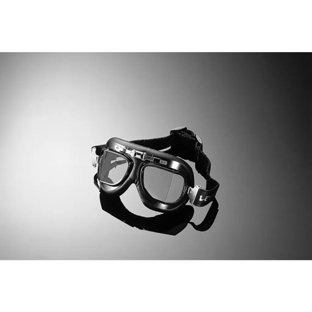 Lunettes de moto anti-vent Highway Hawk Red Barron verres droits