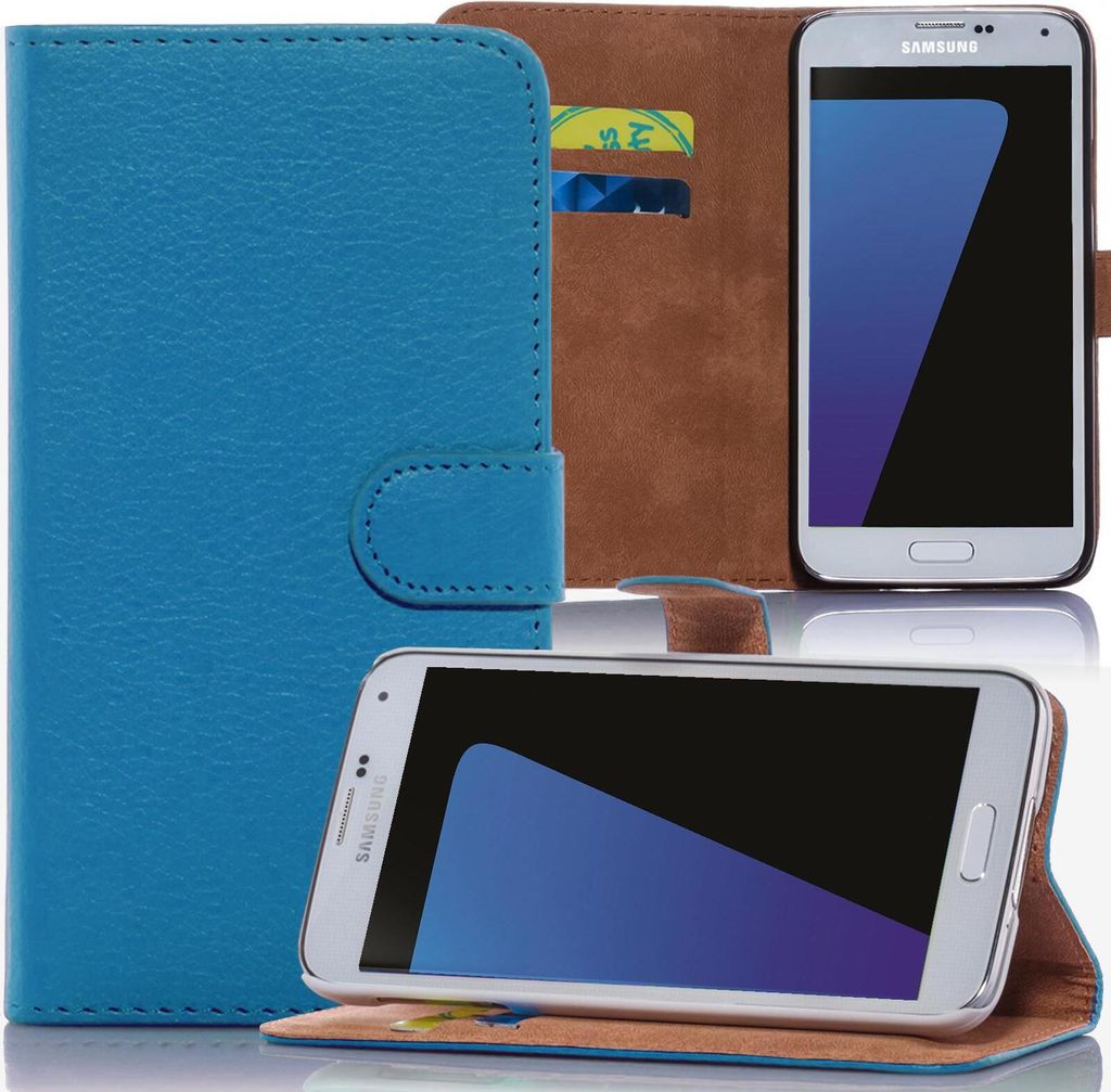 Samsung Galaxy Note 3 Neo N7505 Bookstyle Aufstellfunktion Hellblau